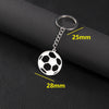 Wholesale Stainless Steel Keychain With Geometric Round Volleyball Football And Animal Bear Little Pig Pendants Electroplated