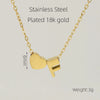 Wholesale Stainless Steel Letter And Heart Pendant Necklace With Electroplating And Cross Chain Design Unisex