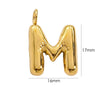Wholesale Stainless Steel Letter Handmade Pendant With 14K Gold Expansion And Electroplating Treatment