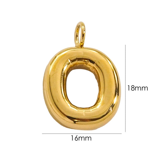 Wholesale Stainless Steel Letter Handmade Pendant With 14K Gold Expansion And Electroplating Treatment
