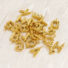 Wholesale Stainless Steel Letter Handmade Pendant With 14K Gold Expansion And Electroplating Treatment