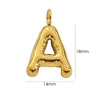 Wholesale Stainless Steel Letter Handmade Pendant With 14K Gold Expansion And Electroplating Treatment