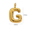 Wholesale Stainless Steel Letter Handmade Pendant With 14K Gold Expansion And Electroplating Treatment