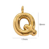 Wholesale Stainless Steel Letter Handmade Pendant With 14K Gold Expansion And Electroplating Treatment