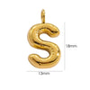Wholesale Stainless Steel Letter Handmade Pendant With 14K Gold Expansion And Electroplating Treatment