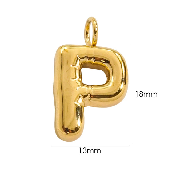 Wholesale Stainless Steel Letter Handmade Pendant With 14K Gold Expansion And Electroplating Treatment