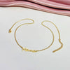 Wholesale Stainless Steel Letter Necklace For Women Electroplated