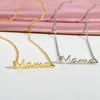 Wholesale Stainless Steel Letter Necklace For Women Electroplated