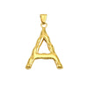 Wholesale Stainless Steel Letter Pendant Clavicle Chain With Electroplating And Concaveconvex Design