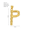 Wholesale Stainless Steel Letter Pendant Clavicle Chain With Electroplating And Concaveconvex Design