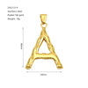 Wholesale Stainless Steel Letter Pendant Clavicle Chain With Electroplating And Concaveconvex Design