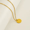 Wholesale 316L Stainless Steel Letter Pendant Necklace For Female