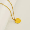 Wholesale 316L Stainless Steel Letter Pendant Necklace For Female