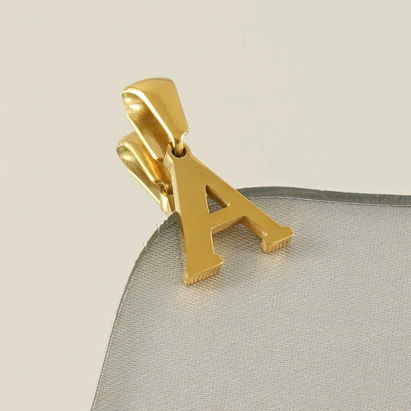 Wholesale Stainless Steel Letter Pendant Necklace With Electroplating Fashionable And Allmatch For Men And Women