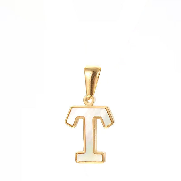 Wholesale Stainless Steel Letter Pendant Necklace With Electroplating Niche Classic And Joker Fashion Style