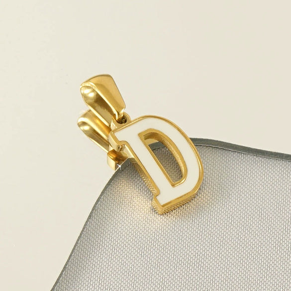 Wholesale Stainless Steel Letter Pendant Necklace With Electroplating Niche Classic And Joker Fashion Style