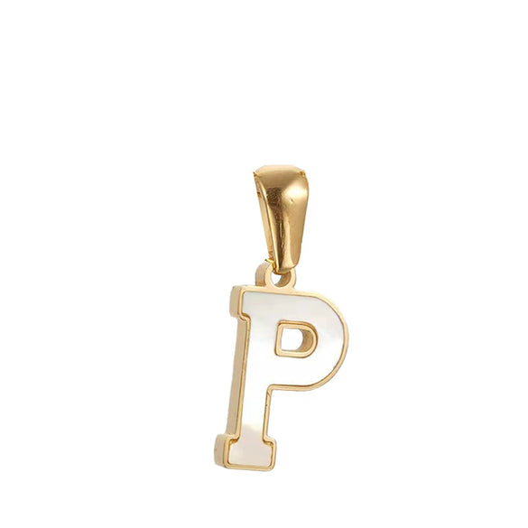 Wholesale Stainless Steel Letter Pendant Necklace With Electroplating Niche Classic And Joker Fashion Style