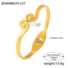 Wholesale Stainless Steel Light Luxury Geometric 18K Gold Plated Bracelet