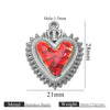 Wholesale Stainless Steel Light Luxury Heart Pendant Necklace For Women Electroplated Colorpreserving Diy