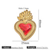 Wholesale Stainless Steel Light Luxury Heart Pendant Necklace For Women Electroplated Colorpreserving Diy