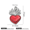 Wholesale Stainless Steel Light Luxury Heart Pendant Necklace For Women Electroplated Colorpreserving Diy
