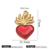 Wholesale Stainless Steel Light Luxury Heart Pendant Necklace For Women Electroplated Colorpreserving Diy