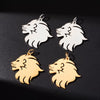 Wholesale Stainless Steel Lion Key Chain Jewelry Pendant With Electroplating