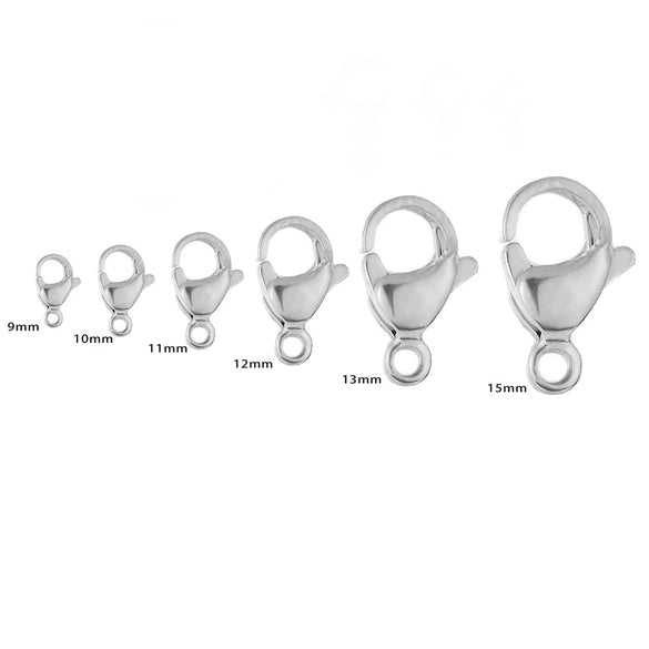 Wholesale Stainless Steel Lobster Buckle For Diy Jewelry Connection Electroplated