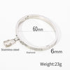 Wholesale Stainless Steel Lock Bag Bracelet With Rose Gold Electroplating For Female Light Luxury Style