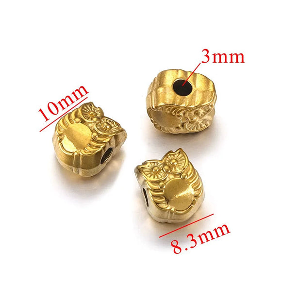Wholesale Stainless Steel Love Beaded Bracelet With Bow And Skull Beads Electroplated Jewelry Accessories