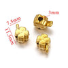 Wholesale Stainless Steel Love Beaded Bracelet With Bow And Skull Beads Electroplated Jewelry Accessories
