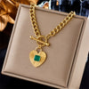Wholesale Stainless Steel Love Butterfly Pendant Necklace With Electroplating Treatment For Women