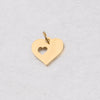 Wholesale Stainless Steel Love Heart Pendant Jewelry Accessories With Polishing Treatment And Smooth Pattern