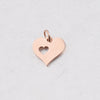 Wholesale Stainless Steel Love Heart Pendant Jewelry Accessories With Polishing Treatment And Smooth Pattern