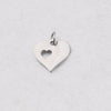 Wholesale Stainless Steel Love Heart Pendant Jewelry Accessories With Polishing Treatment And Smooth Pattern