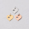 Wholesale Stainless Steel Love Heart Pendant Jewelry Accessories With Polishing Treatment And Smooth Pattern