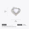 Wholesale Stainless Steel Love Heartshaped Oil Drop Enamel Handmade Pendant Jewelry Accessories