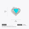 Wholesale Stainless Steel Love Heartshaped Oil Drop Enamel Handmade Pendant Jewelry Accessories
