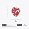 Wholesale Stainless Steel Love Heartshaped Oil Drop Enamel Handmade Pendant Jewelry Accessories