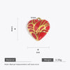 Wholesale Stainless Steel Love Heartshaped Oil Drop Enamel Handmade Pendant Jewelry Accessories