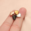 Wholesale Stainless Steel Love Shaped Beads With Small Hole Mirror Finish Polishing Jewelry Accessories Diy Handmade