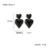 Wholesale Stainless Steel Love Shaped Electroplated Fashionable Women's Earrings
