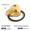 Wholesale Stainless Steel Lovely Hair Ring Headwear With Electroplating Treatment