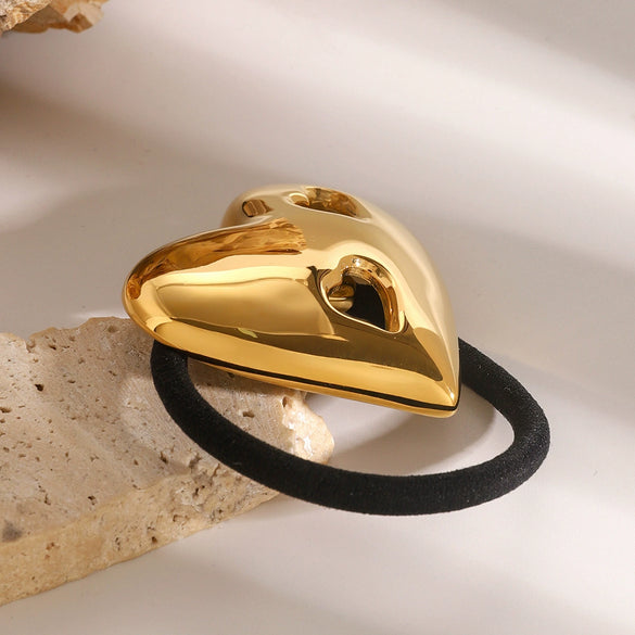 Wholesale Stainless Steel Lovely Hair Ring Headwear With Electroplating Treatment