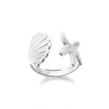 Wholesale Stainless Steel Marine Elements Starfish Open Ring Electroplated For Women