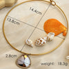 Wholesale Stainless Steel Marine Shell Pendant Necklace For Women Fashion Style