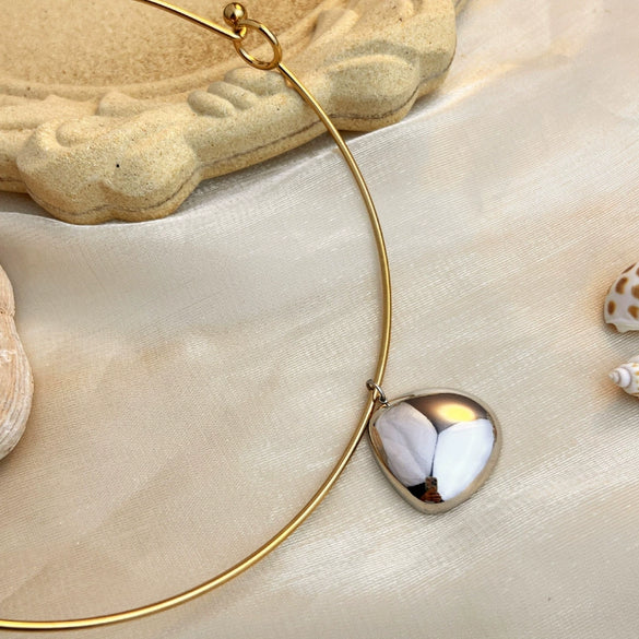 Wholesale Stainless Steel Marine Shell Pendant Necklace For Women Fashion Style