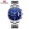 Wholesale Stainless Steel Men's Leisure Quartz Watch With Round Dial Waterproof