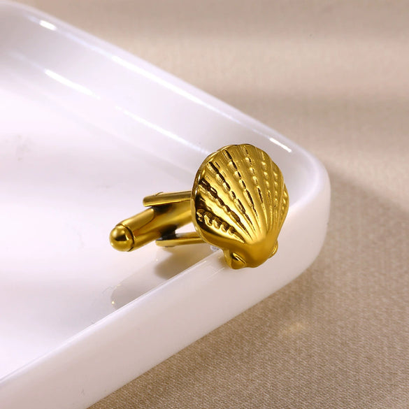 Wholesale Stainless Steel Men's Rectangular Cufflinks With Geometric Design And Electroplating Treatment