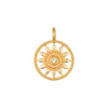 Wholesale Stainless Steel Mini Elephant Lotus Love Pendant Necklace Electroplated 18K Gold Color